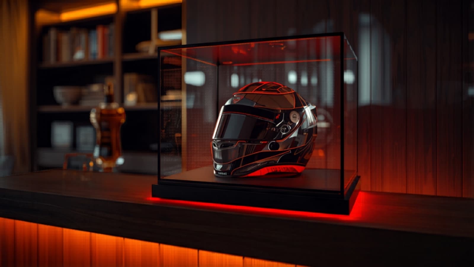 Où et comment exposer son casque de F1 chez soi