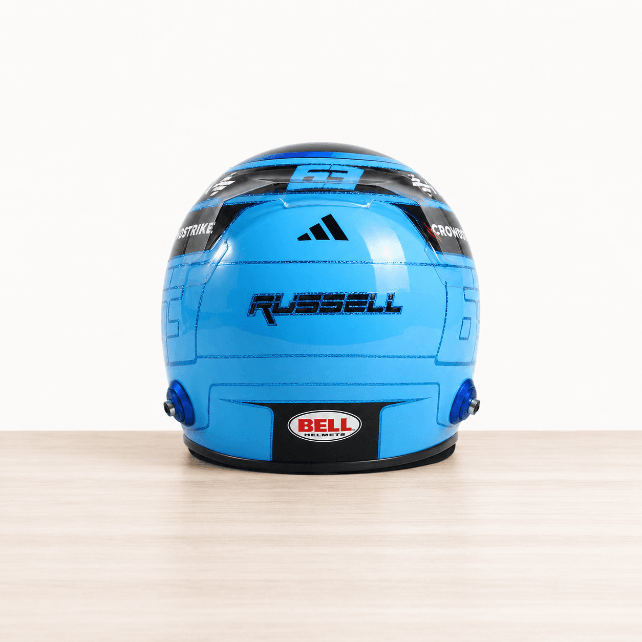 Casque Réplique George Russell – Mercedes – Saison 2026 – Échelle 1:1 — vue 4